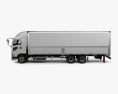 Isuzu Giga Box Truck 2021 3d model side view