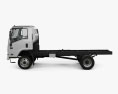 Isuzu NPS 300 Single Cab Chassis Truck with HQ interior 2019 3d model side view