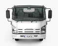 Isuzu NPS 300 Single Cab Chassis Truck with HQ interior 2019 3d model front view