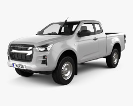 Isuzu D-Max Space Cab SX 2022 3D model