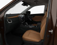 Isuzu MU-X with HQ interior and engine 2022 3d model seats