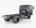 Isuzu NRR Cabina Simple Chasis de Camión 2021 Modelo 3D