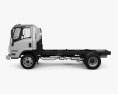 Isuzu NRR Einzelkabine Fahrgestell LKW 2021 3D-Modell Seitenansicht