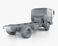 Isuzu NRR Einzelkabine Fahrgestell LKW 2021 3D-Modell