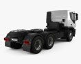 Iveco Trakker Tractor 2012 3d model back view