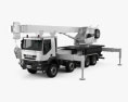 Iveco Trakker Crane Truck 2012 3d model