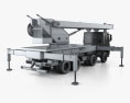 Iveco Trakker Crane Truck 2012 3d model