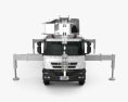 Iveco Trakker Crane Truck 2012 3d model front view
