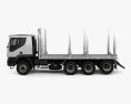Iveco Trakker Log Truck 2012 3d model side view