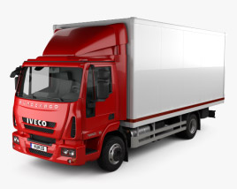 Iveco EuroCargo Box Truck 2013 3D model
