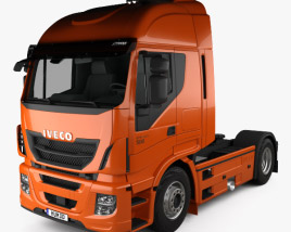 3D model of Iveco Stralis (500) Tractor Truck 2012