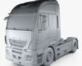 Iveco Stralis (500) Tractor Truck 2012 3d model clay render