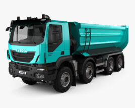 3D model of Iveco Trakker Tipper Truck 2013
