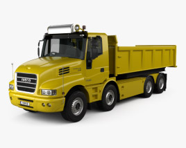 Iveco Strator Tipper Truck 2014 3D model