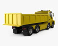 Iveco Strator Tipper Truck 2014 3d model back view