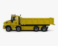 Iveco Strator Tipper Truck 2014 3d model side view
