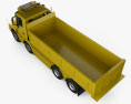 Iveco Strator Tipper Truck 2014 3d model top view