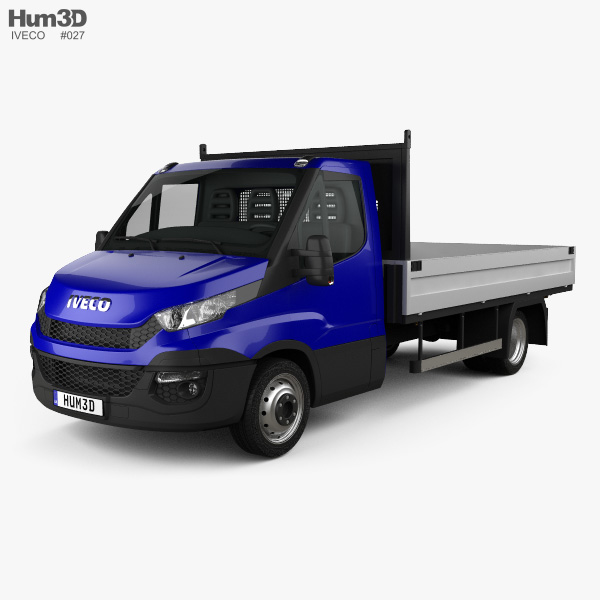 Iveco Daily Dropside 2014 3D модель