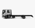 Iveco EuroCargo Double Cab Chassis Truck 2008 3d model side view