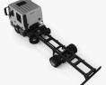 Iveco EuroCargo Double Cab Chassis Truck 2008 3d model top view