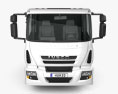 Iveco EuroCargo Double Cab Chassis Truck 2008 3d model front view