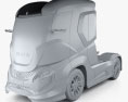 Iveco Z Truck 2016 3d model clay render