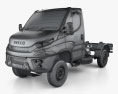 Iveco Daily 4x4 Single Cab Chassis 2017 3d model wire render