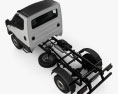 Iveco Daily 4x4 Single Cab Chassis 2017 3d model top view