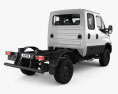 Iveco Daily 4x4 Dual Cab Chassis 2017 3d model back view