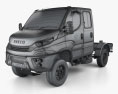 Iveco Daily 4x4 Dual Cab Chassis 2017 3d model wire render