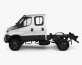 Iveco Daily 4x4 Dual Cab Chassis 2017 3d model side view