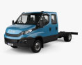 Iveco Daily Dual Cab Chassis 2017 3d model