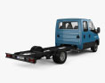 Iveco Daily Dual Cab Chassis 2017 3d model back view