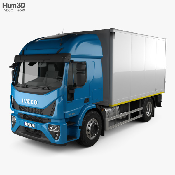 Iveco EuroCargo Box Truck 2019 3D model