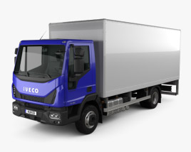 Iveco EuroCargo Box Truck 2015 3D model