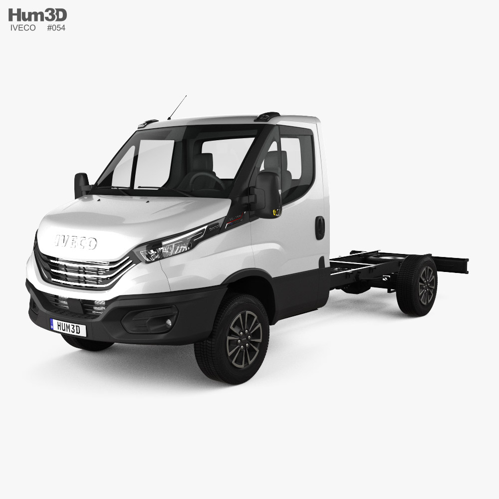 Iveco Daily Einzelkabine Chassis 2021 3D-Modell - Fahrzeuge on Hum3D