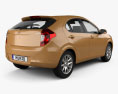 JAC Tongyue J3 RS 2014 3d model back view