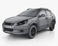 JAC Tongyue J3 RS Cross 2014 Modello 3D wire render