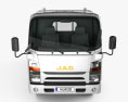 JAC N721 Camión de Plataforma 2010 Modelo 3D vista frontal