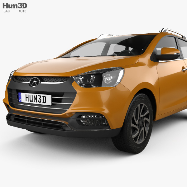 JAC Refine S2 2018 3D model - Vehicles on Hum3D