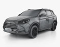 JAC Refine S7 Sport 2022 3d model wire render