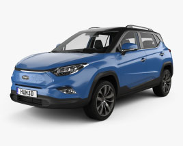 JAC iEVS4 with HQ interior 2022 3D model