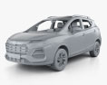 JAC Sei3 Pro com interior 2020 Modelo 3d argila render