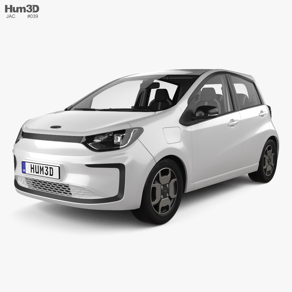 JAC E Sei 1 com interior 2021 Modelo 3d