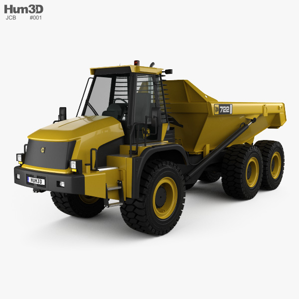 JCB 722 덤프 트럭 2015 3D 모델 