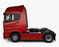 JMC Weilong HV5 Tractor Truck 2021 3d model side view