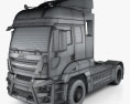 JMC Veyron Tractor Truck 2022 3d model wire render
