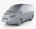 JMC Teshun Passenger Van L1 2021 3D-Modell clay render