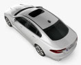 Jaguar XFR 2011 3Dモデル top view
