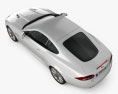 Jaguar XKR (X150) 2015 3D-Modell Draufsicht
